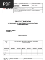 Procedimento Determinação Da Relação de Transformação em Transformadores