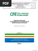 Especificación para Levantamientos Topográficos CPTT-DSS-00212 SE PDF