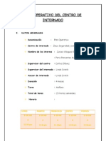 Plan Operativo Del Centro de Internado