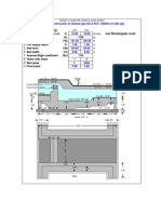 Design of Sarda Fall (Vertical Canal Section)