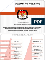 Tugas Dan Kewajiban PPK, Pps Dan Kpps