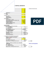 Separator Calcs