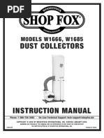 MODELS W1666, W1685: Dust Collectors