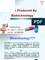 Drugs Produced by Biotechnology