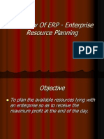 Overview of ERP - Enterprise Resource Planning