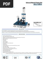 Universal Material Testing Unit: EEU/20KN