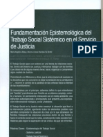 Fundamentación Epistemologica Del Trabajo Social