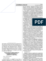 Resolución de Consejo Directivo N 311-2007-OS-CD Requisitos para Emitir Informes Tecnicos Favorab