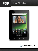 Velocity Micro Cruz T105 Android Tablet Manual