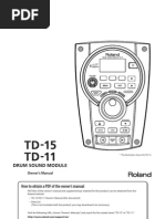 TD-15 Owners Manual