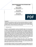 Suction Caisson Foundations For Offshore Wind Turbines