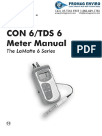 LaMotte 5-0036-01 TDS - C Meter TDS6 Digital Economy Line Manual