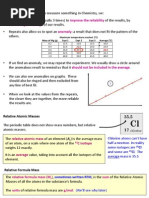 IGCSE Chemistry - Calculations