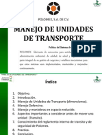 Manejo de Unidades de Transporte