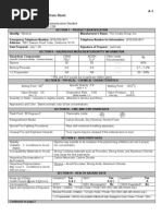 Material Safety Data Sheet MSDS: Complies With OSHA Hazard Communication Standard 29 CFR 1910.1200