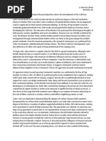 Essay Question Analyse The Part Played by Cuba in The Development of The Cold War.