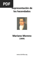 MORENO MARIANO Representacion de Los Hacendados