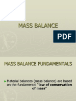 Mass Balance