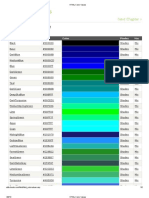 HTML Color Values