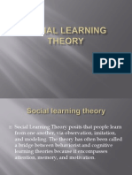 Social Learning Theory