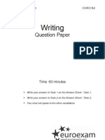 Írás (Writing) - Question Paper