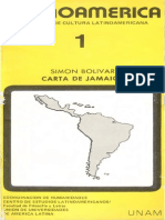 Carta de Jamaica. Cuadernos de Cultura Latinoamericana