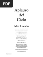 Aplauso Del Cielo - Max Lucao