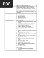 E-Transport Management System