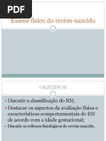 Aula 7 Exame Físico Do RN