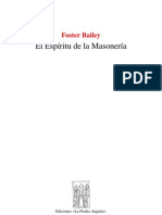 Bailey Foster - El Espiritu de La Masoneria PDF