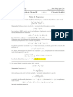 Corrección Primer Parcial Cálculo III, 17 de Abril de 2013.