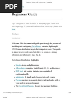 Arch Linux Beginners' Guide