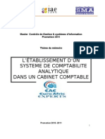 MEMOIRE Gestion Budgetaire Dans Un Cabinet Comptable