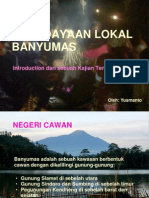 Kebudayaan Lokal Banyumas