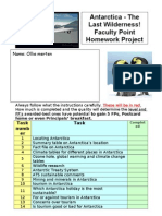 Antarctica Homework Project