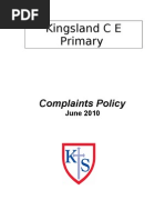 Complaints Policy June