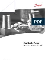 Stop Needle Valves,: Type SNV-ST and SNV-SS