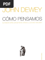 Cómo Pensamos - Dewey