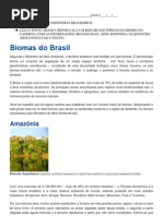 Biomas Brasileiros