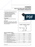 ST2009DHI: High Voltage Fast-Switching NPN Power Transistor