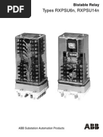 Types RXPSU6n, RXPSU14n: Bistable Relay