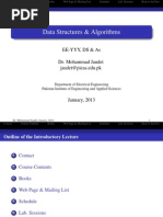 Data Structures & Algorithms: Ee-Yyy, Ds & As Dr. Mohammad Jaudet Jaudet@pieas - Edu.pk