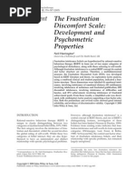 Frustration Discomfort Scale