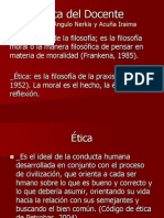 Etica Del Docente