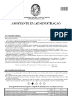 Assistente em Administração - Gabarito 1