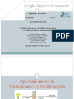 Aplicaciones de La Turbidimetría y Nefelometría