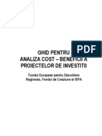 Ghid Pentru Analiza Cost - Beneficiu