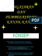 Pengajaran Dan Pembelajaran Kanak-Kanak