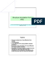 Structure Elucidation From XRD 1