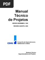 Manual Técnico de Projetos - CDHU